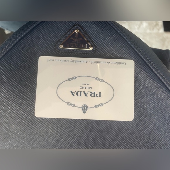 Prada Saffiano Triangle Wristlet - Picture 9 of 9